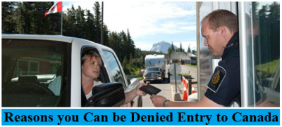 Reason you can be Denied Entry to Canada