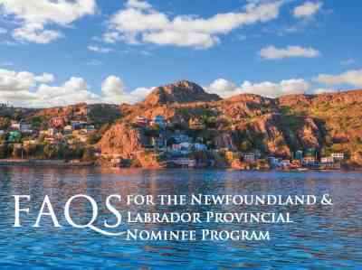 FAQs for the Newfoundland and Labrador Provincial Nominee Program (NLPNP)