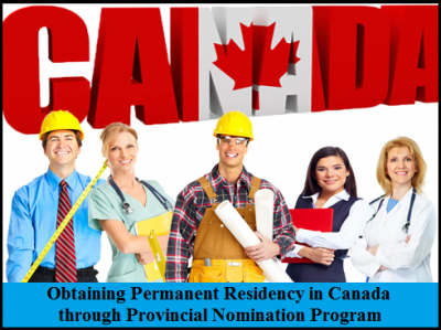 How can I become Permanent Resident in Canada through Provincial Nomination Program