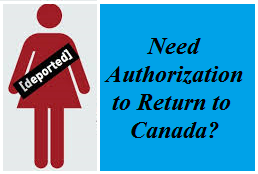 Authorization to Return to Canada