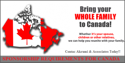 Sponsorship Requirements for Canada