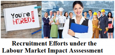 Recruitment Efforts under the Labour Market Impact Assessment