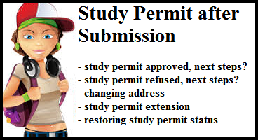 Study Permit Application after Submission